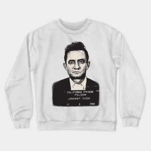 Johnny Cash Mugshot Crewneck Sweatshirt